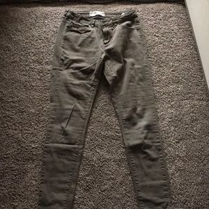 Garage 07 green/gray skinny jeans